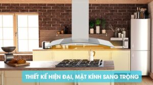 hút mùi kính cong